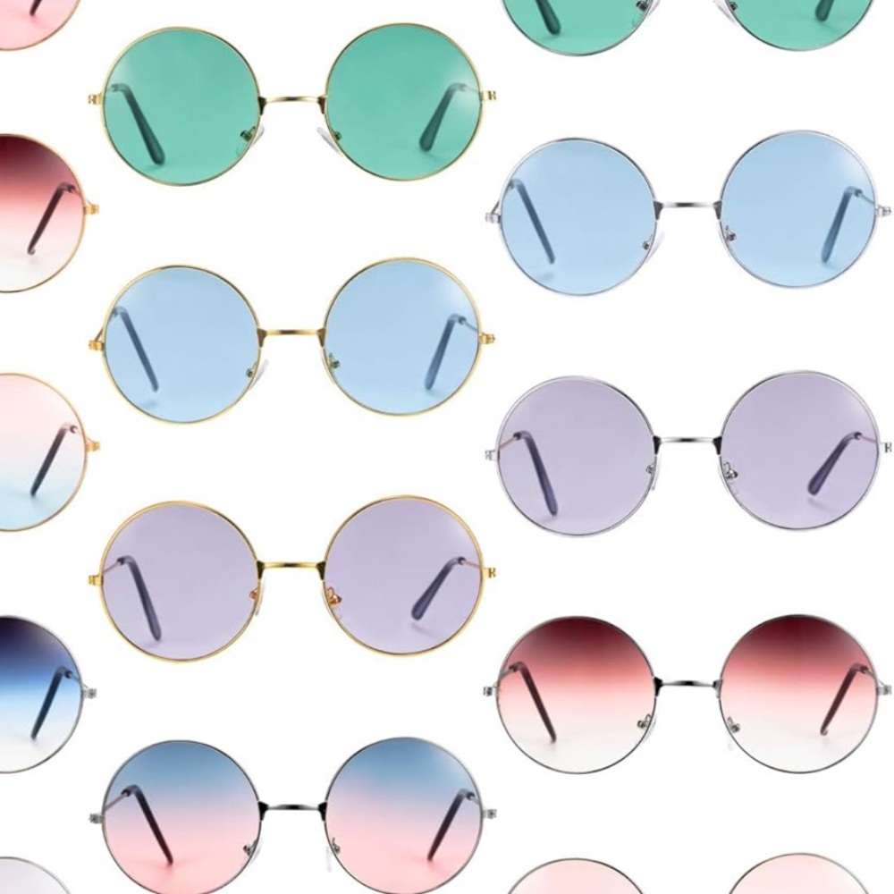 8 Pairs of Retro Party Sunglasses NWT
